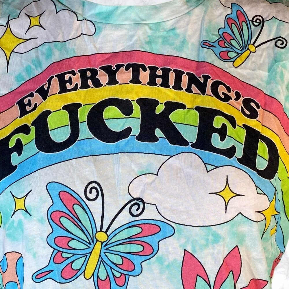 Dolls Kill Happy Go Lucky Graphic Tee - Picture 10 of 12